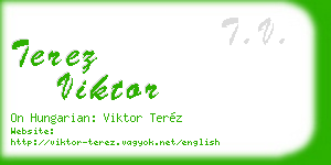 terez viktor business card
